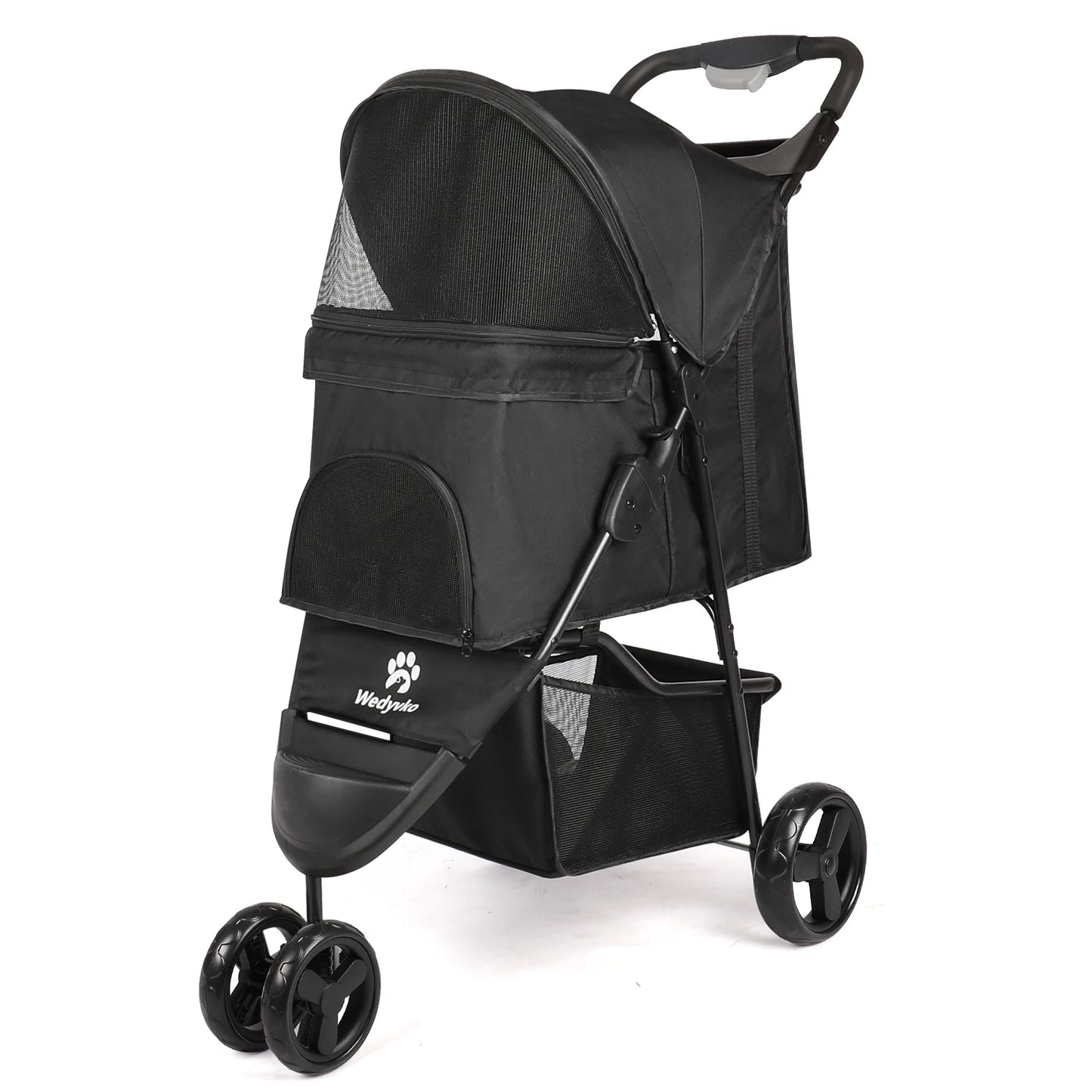 Faltbarer Hunde-Kinderwagen für Hunde – Universeller Outdoor-Wanderwagen für alle Jahreszeiten