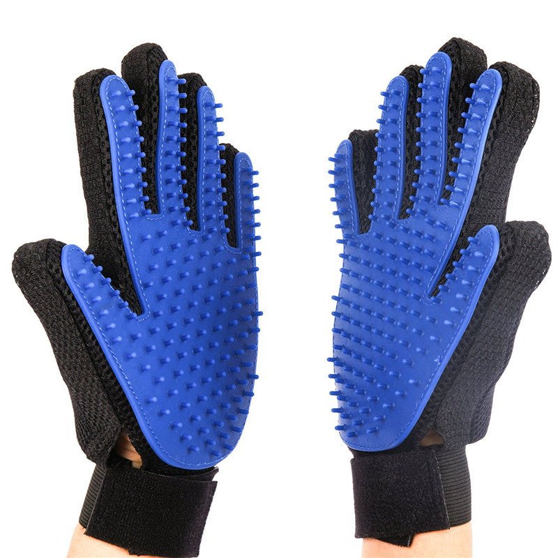 hundepflege handschuh Hundebürste als Handschuh aus Silikon Angenehm und schnell den Hund du