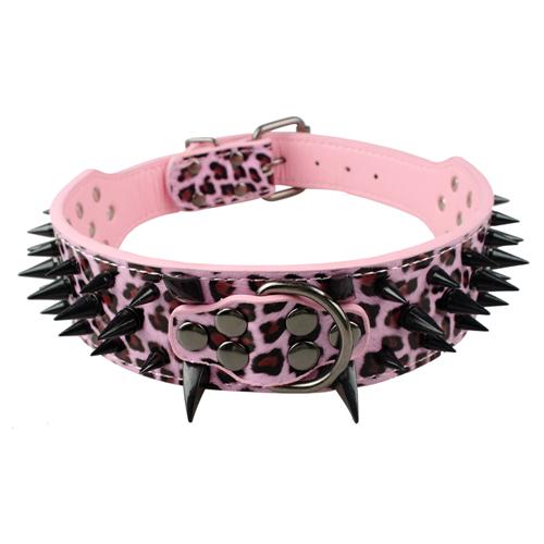 Stachel Hundehalsband aus Leder