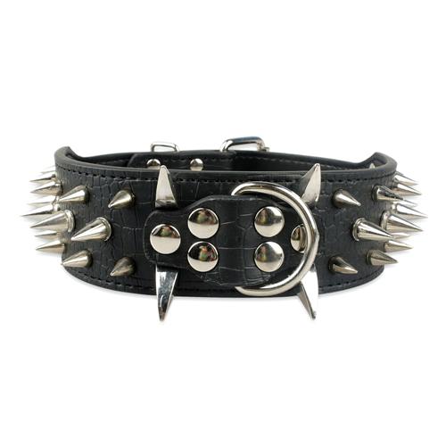 Stachel Hundehalsband aus Leder