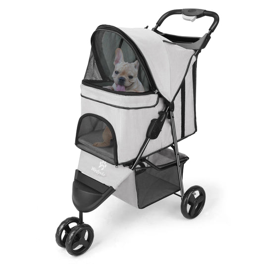 Faltbarer Hunde-Kinderwagen für Hunde – Universeller Outdoor-Wanderwagen für alle Jahreszeiten